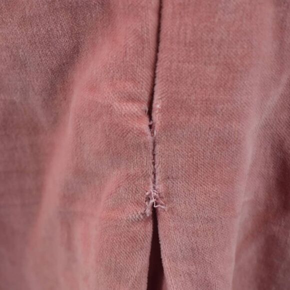 Ella Moss Pink Velvet Pleated Midi Skirt- 4 - Picture 7 of 8